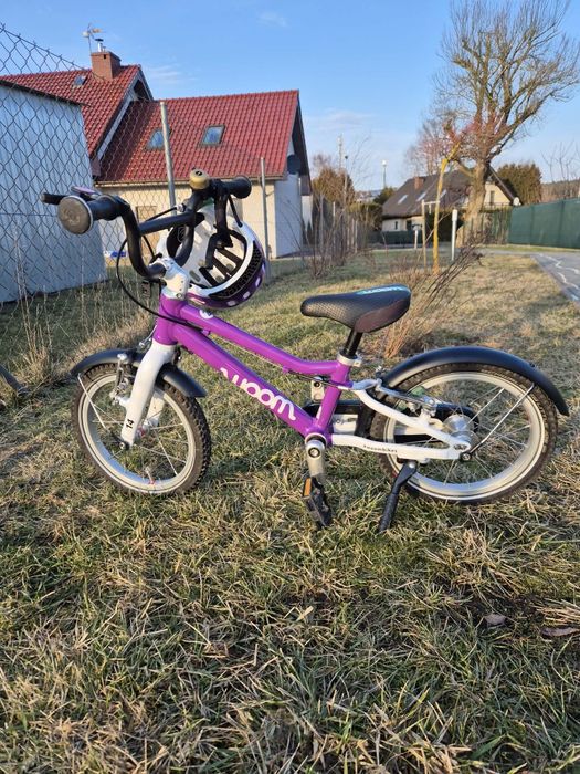 Rower dziecięcy Woom 2 (Fioletowy) Zadbany + dodatki