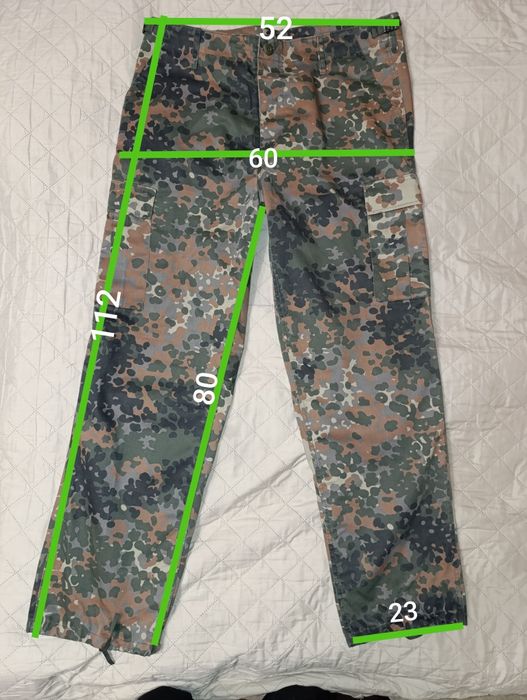 Камуфляжные Брюки рейнджер Mil-Tec BDU flecktarn XL 54