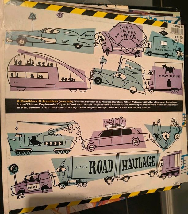 Stock Aitken Waterman – Roadblock (Maxi Single, 12" Vinyl, 1987