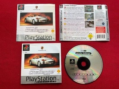 Porsche Challenge Ps1 Psx Psone Playstation platinum completo na caixa e manual - oferta dos portes de envio
