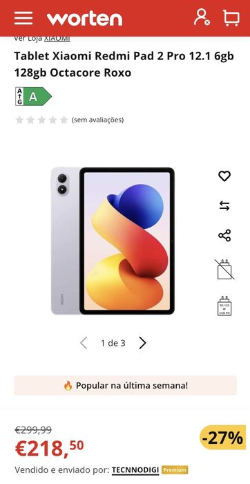 Redmi Pad 2 PRO white + Redmi Smart Pen