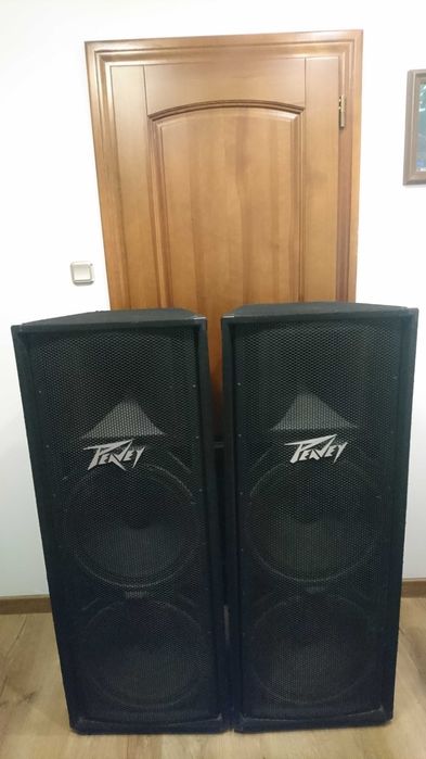 Dwie kolumny Peavey PV215 dobrze grające