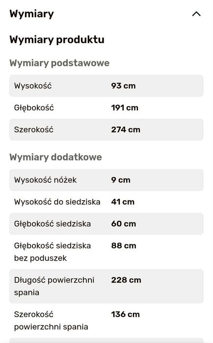 Sprzedam nowy narożnik