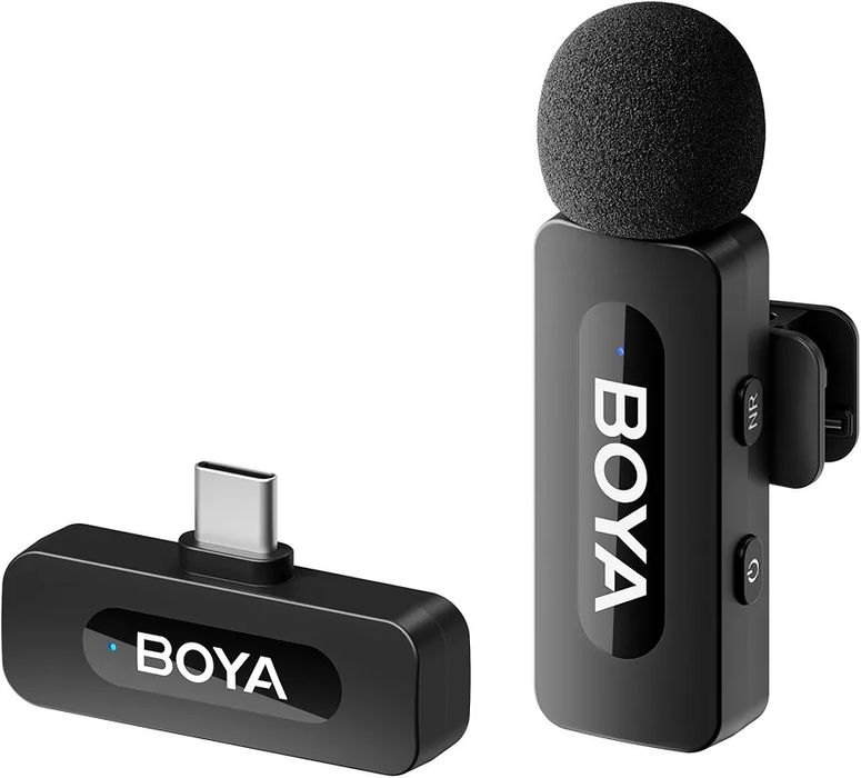 Бездротовий петличний мікрофон BOYA BY-V10 з USB-C
