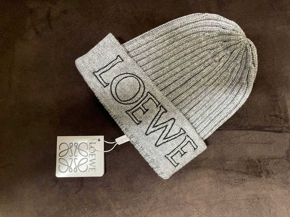 Шапка Loewe Сіра Жіноча шапка зимова
