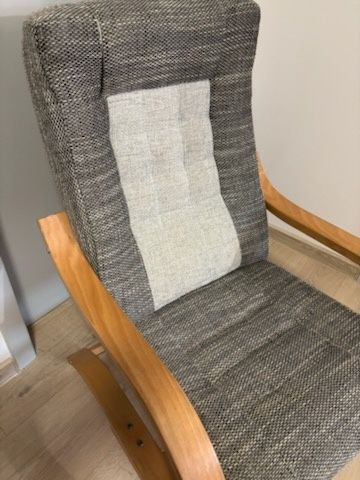 Szare fotele do salonu