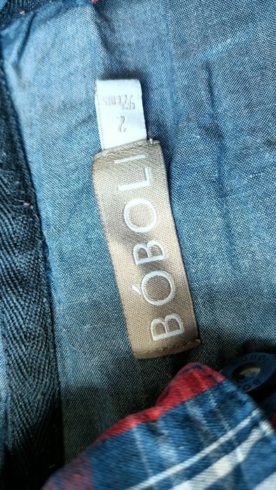 Czerwona koszula w kratę bòboli rozm. 92