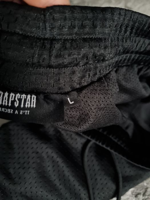 Czarny krótki set Trapstar komplet dres nowy UK Drill Tanio