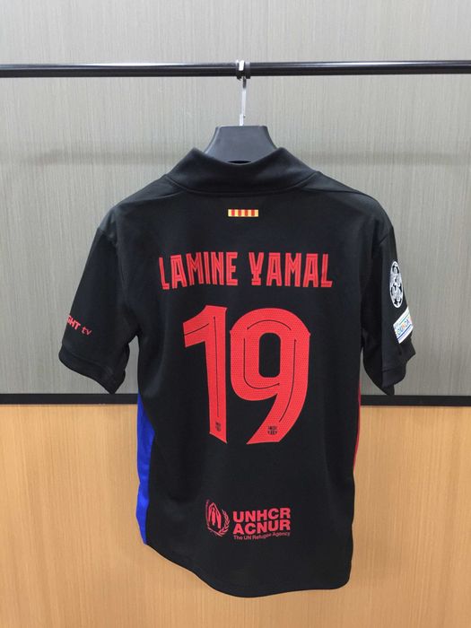 Koszulka wyjazdowa Nike Barcelona 2024-25 #19 Lamine Yamal Roz XXL