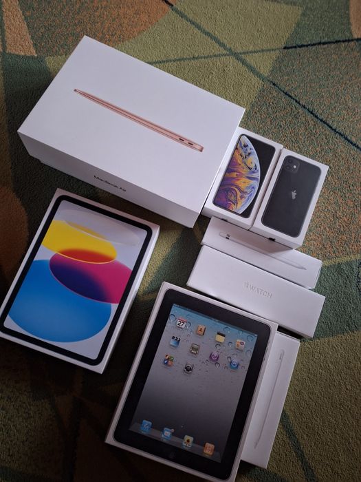 Pudełka apple ipad macbook air iphone 11 xs pencil watch