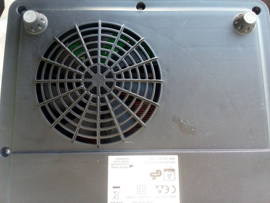 Placa eléctrica sem uso