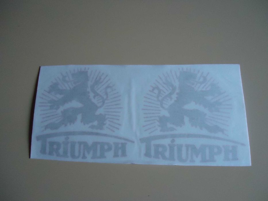 Naklejki TRIUMPH - Na Zbiornik, 2 sztuki