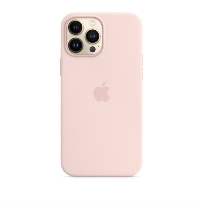 Чохол Silicone Case with MagSafe for iPhone 13 Pro Max Chalk Pink Original