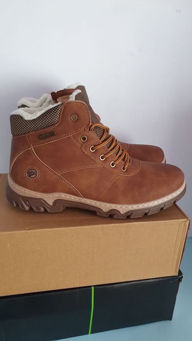 Buty męskie zimowe kolor brąz rozmiar 44