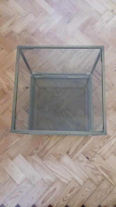 Mesa latão amarelo antigo, vintage