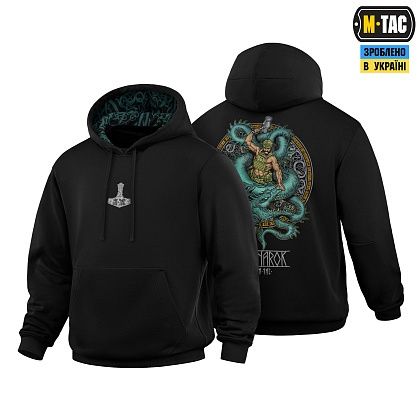 M-Tac кофта Hoodie Ragnarok Cotton Hard Black