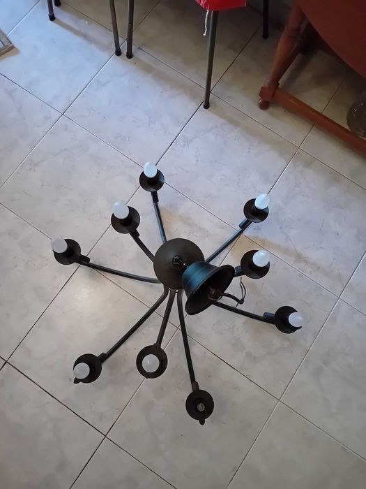 Candeeiro ferro forjado