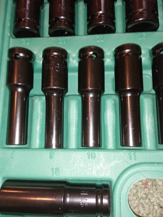 Набор удлиненных ударных головок 20 шт