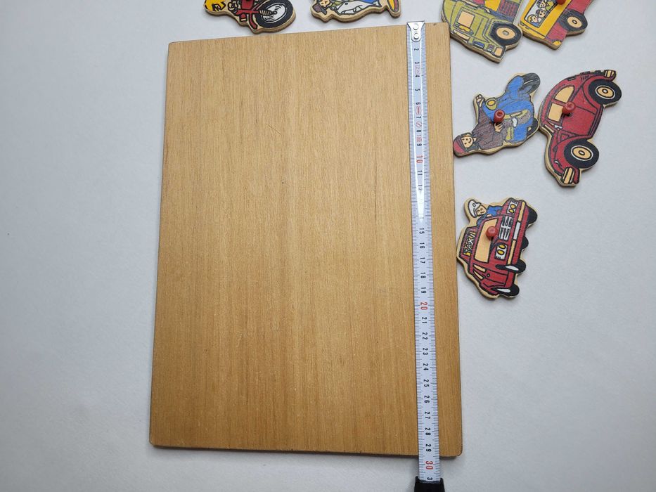 Дерев'яний пазл пазли вкладки авто машини