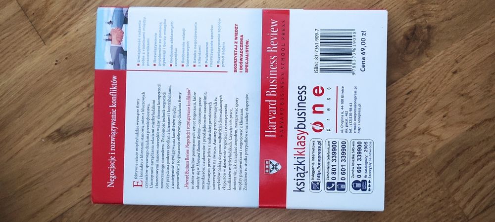 Harvard business review negocjacje i rozwiązywanie konfliktów