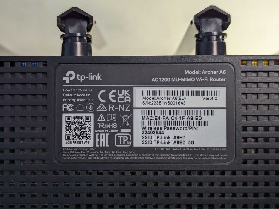 Wi-Fi-роутер TP-Link Archer A6