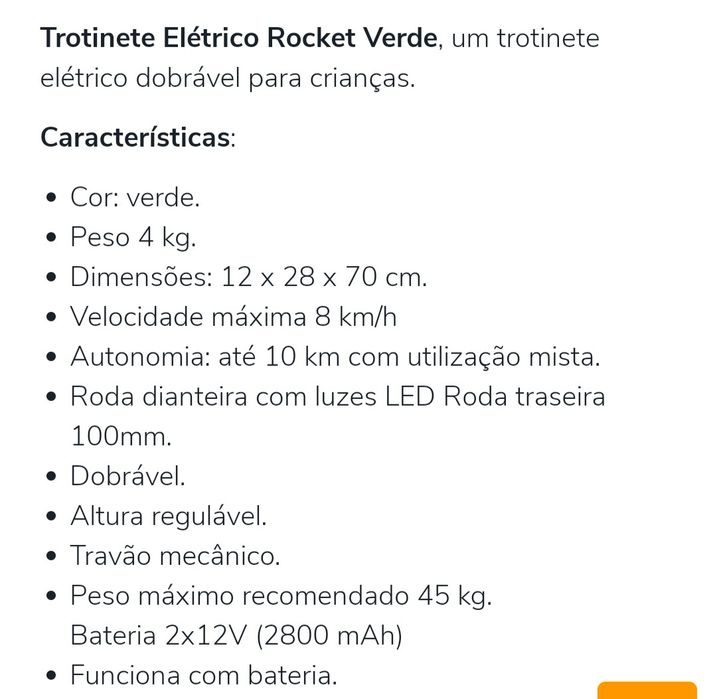 Trotinete elétrica