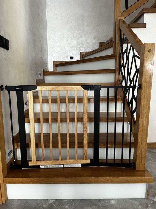 Bramka schodowa - rozporowa , regulowana 75cm-112cm