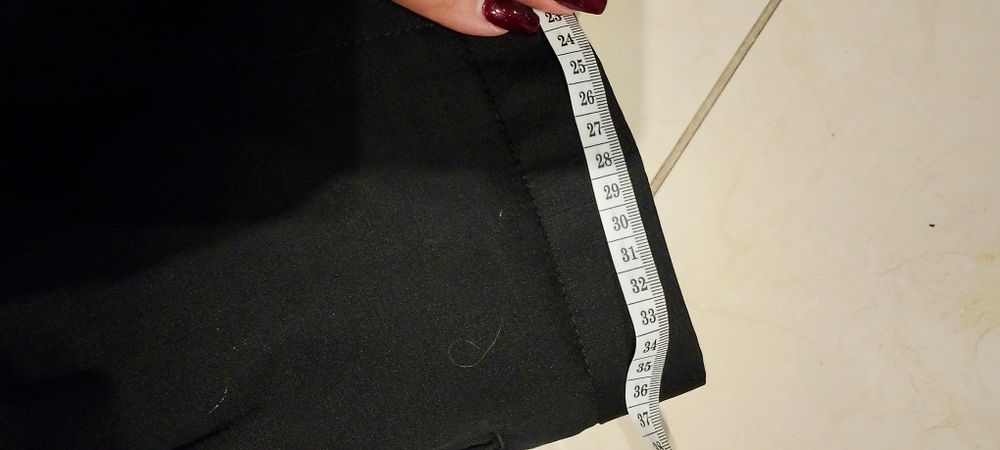 Spodnie czarne smokingowe 176/84pas