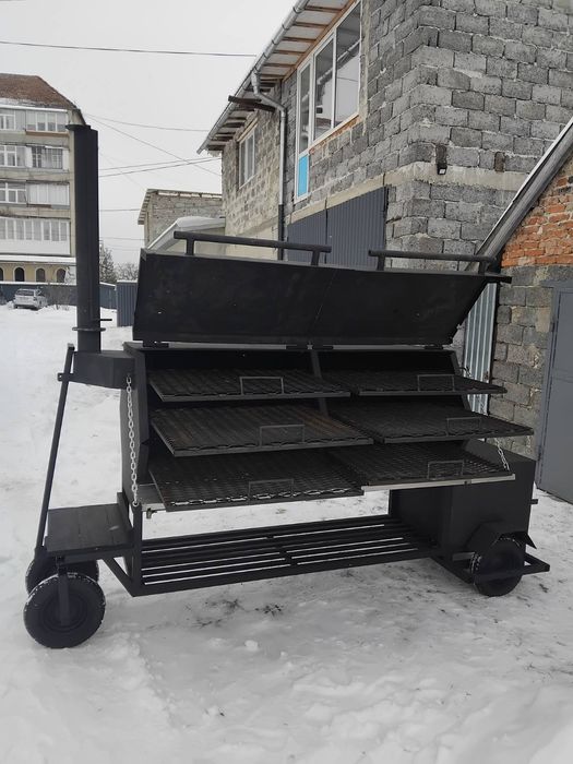 Смокер-гриль професійний для барбекю