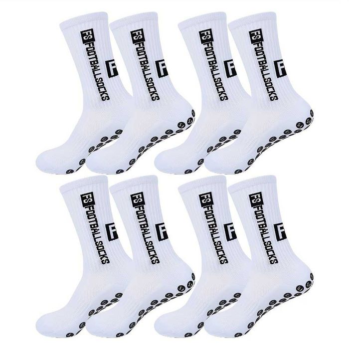 Piłkarskie skarpetki antypoślizgowe Footballsocks 4 pary