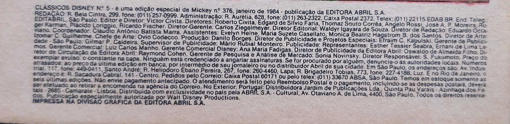 Clássicos DISNEY em quadrinhos [Abril - BR]