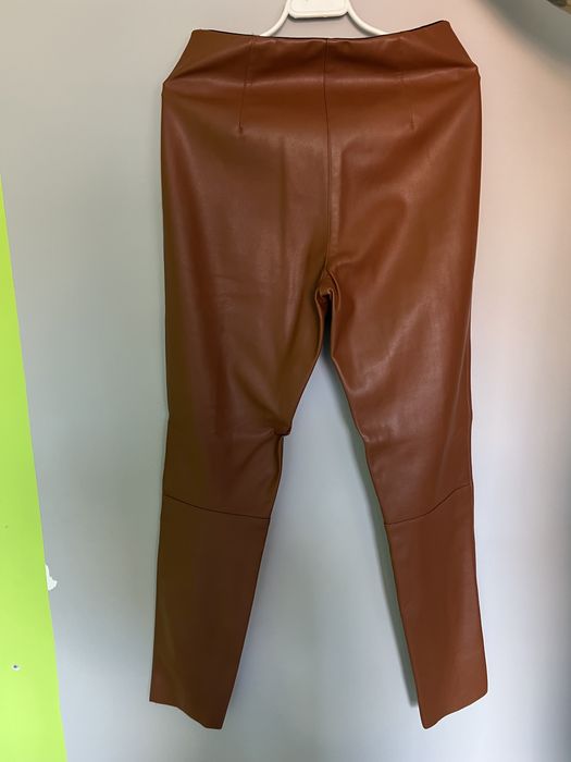 Spodnie skórzane H&M