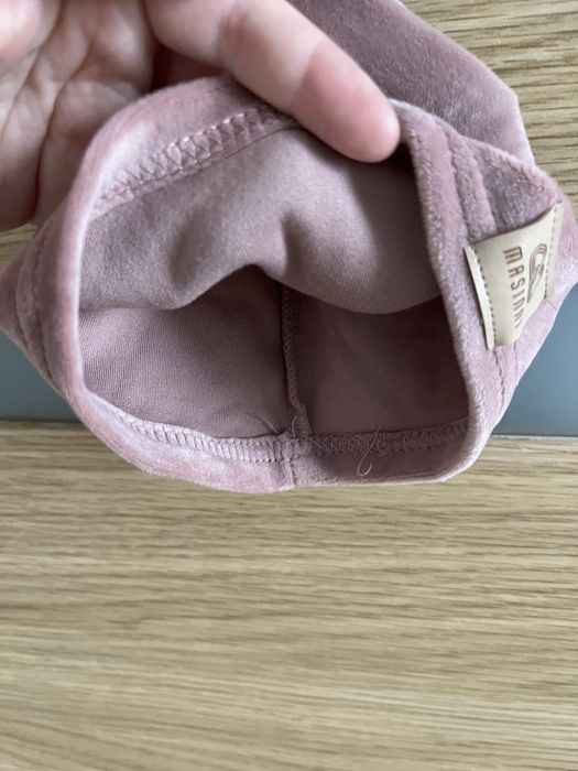 Czapka welurowa 62-68