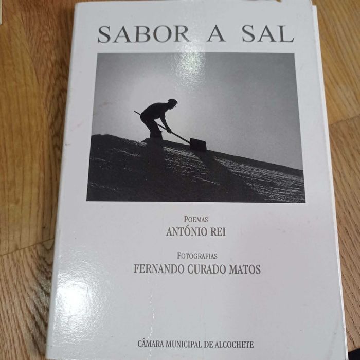 livro Sabor a sal poemas Antonio Reis fotografia Fernando Curado Matos