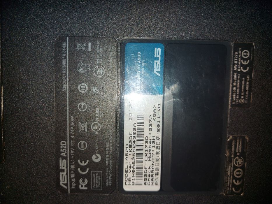 Ноутбук ASUS A52