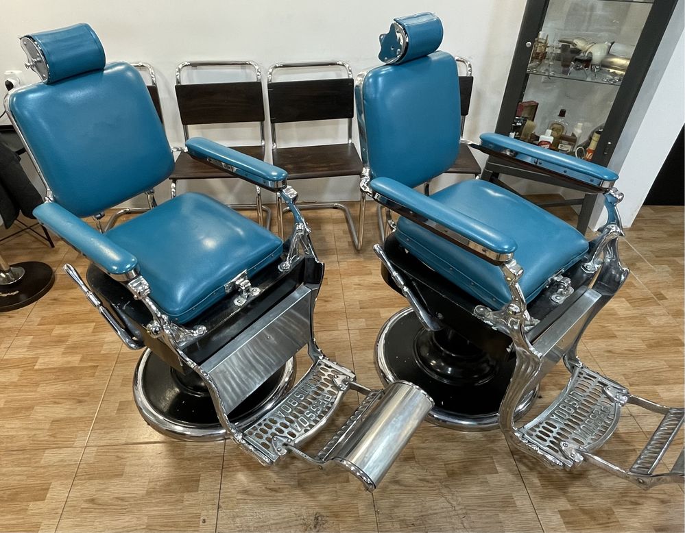 Cadeira de barbeiro antiga Paranhos • OLX Portugal