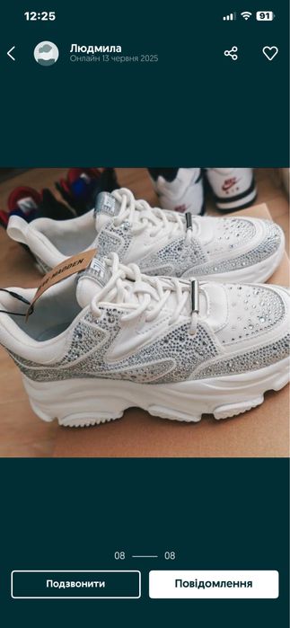 Продаю стильні кросівки Steve Madden(оригінал) привезені з Європи нов