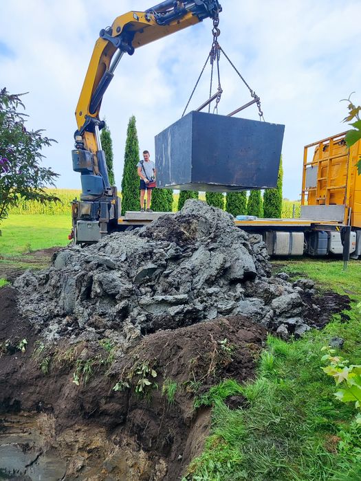 Usługi koparko ładowarką i koparką