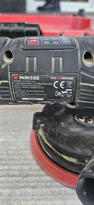 Аккумуляторная орбитальная шлифовальная машина 12 В