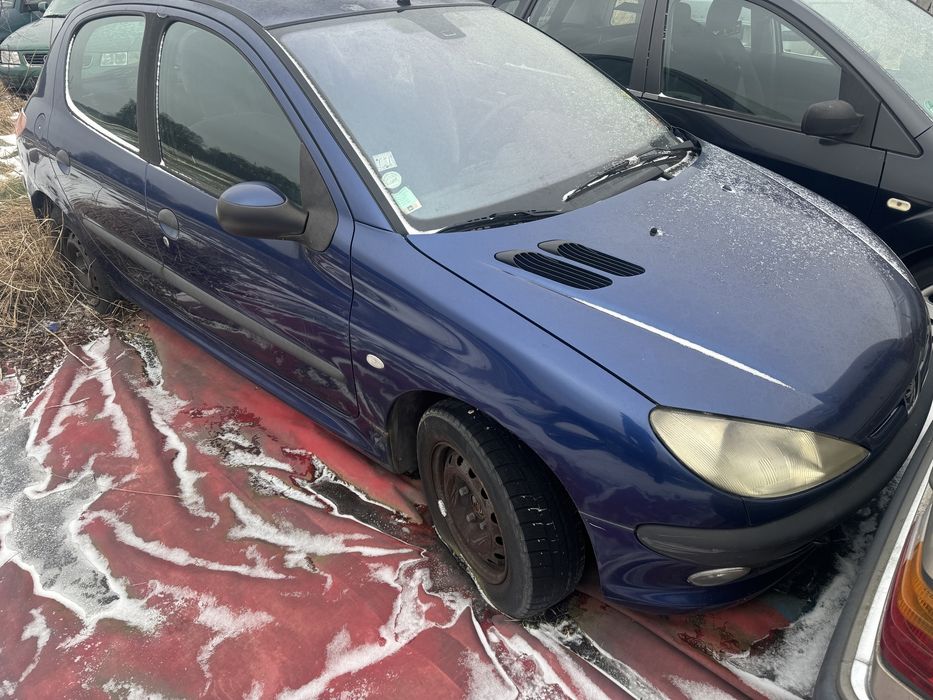 Peugeot 206 wszysktie części drzwi maska lampa