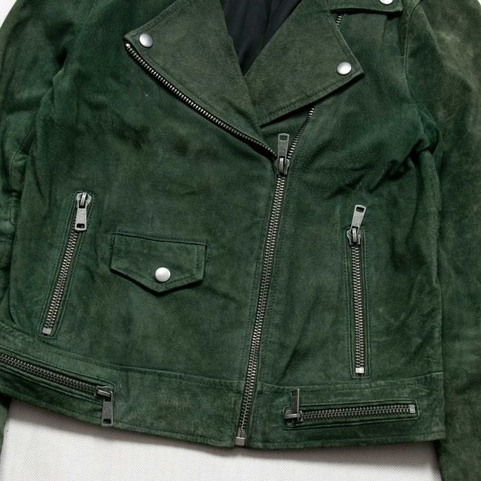 Avant Garde ramones leather jacket kurtka ramoneska skórzana 36eu/S