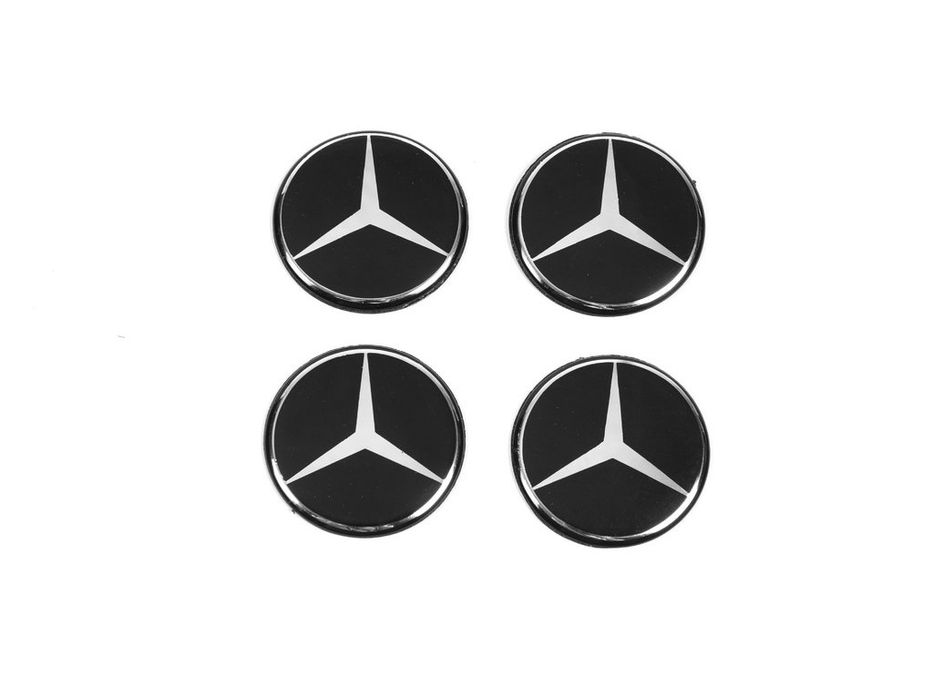 Mercedes Наклейки на ковпачки 54мм (4 шт)