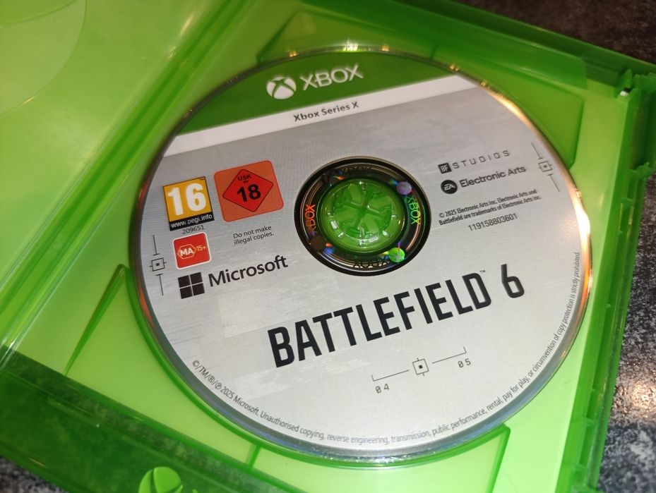 Battlefield 6 Xbox Series X PL okładka drukowana sklep kioskzgrami