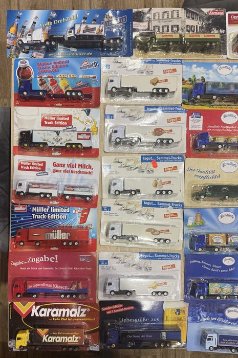 Duża Kolekcja 40 modeli ciężarówek znanych marek skala 1:87