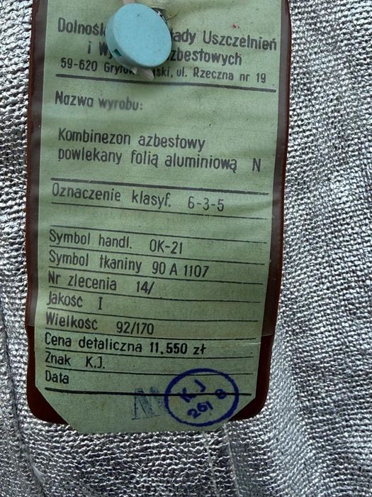 Kombinezon ogniochronny