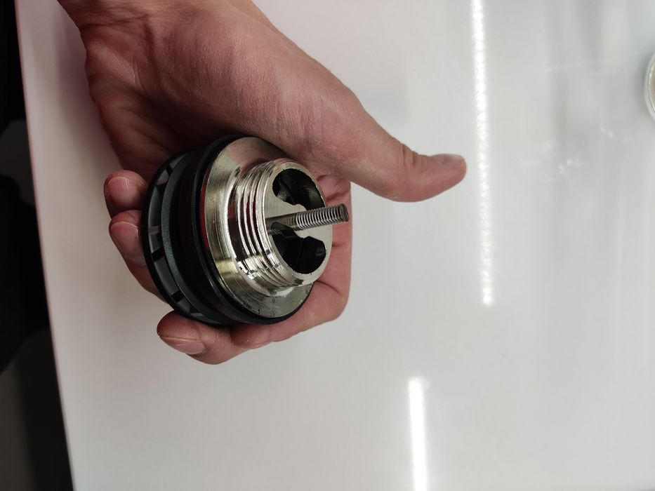 Hansgrohe korek do umywalki, czarny mat