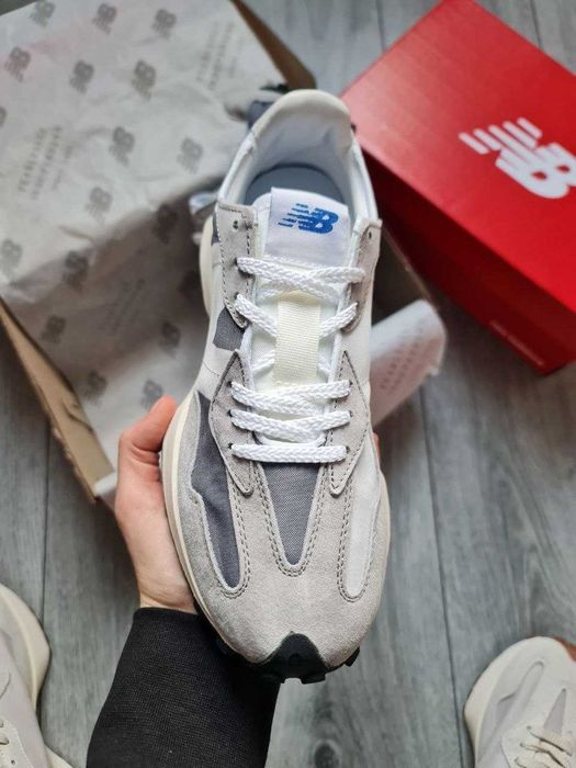 !SALE! New Balance 327 Grey/White 36 37 38 39 40 41 42 43 44 45 nb нб