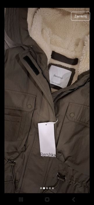 Płaszcz zimowy Bershka