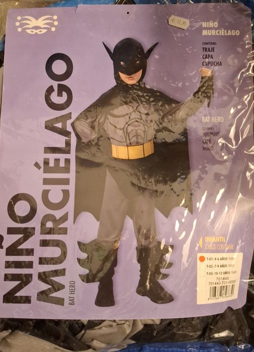 Fato Carnaval Batman
