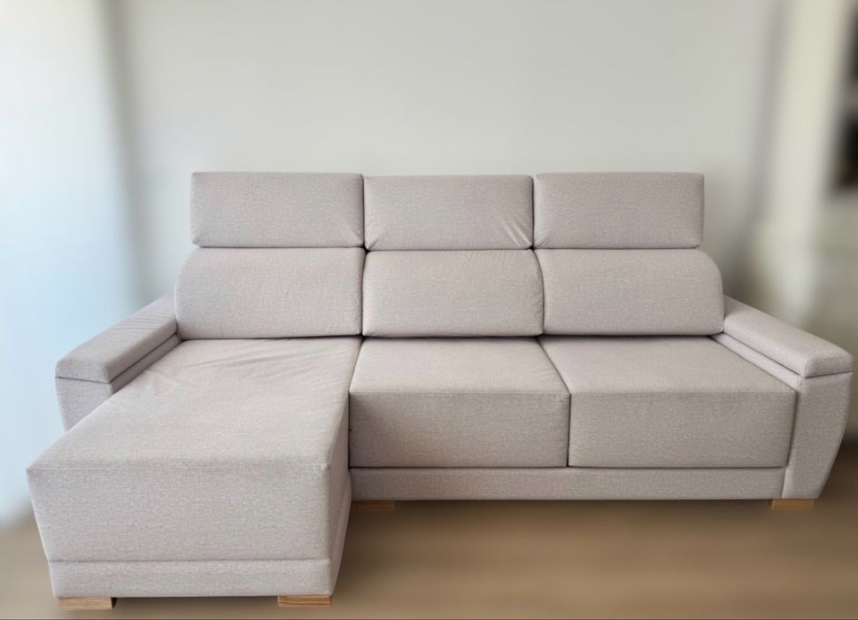Sofá com chaise-longue